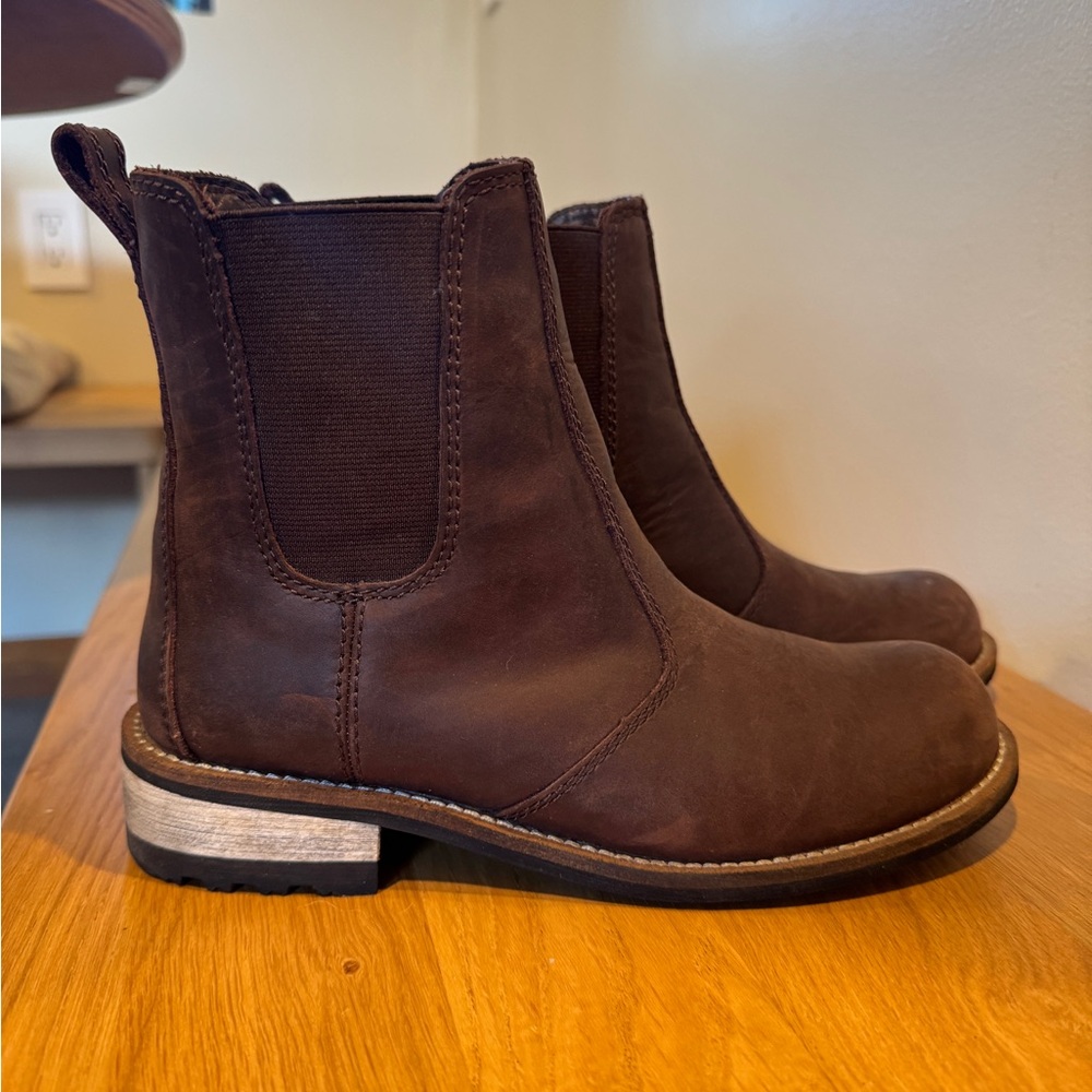 Kodiak Brown Leather Waterproof Boots